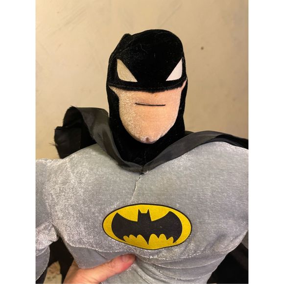 Nanco DC Comics 32” BATMAN Super Hero Plush Stuffed Doll Toy w/ Cape - Picture 10 of 11